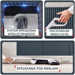 Bezprzewodowy odkurzacz myjący Tefal X-Clean 12, 65 min, samoczyszczenie i suszenie