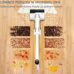 Bezprzewodowy odkurzacz myjący Tefal X-Clean 10, 60 min, samoczyszczenie i suszenie