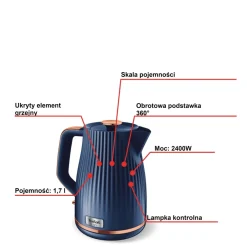 Czajnik elektryczny TEFAL LOFT 1,7l KO251430