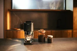 Ekspres do kawy ciśnieniowy KRUPS Coffee Crush kolbowy z młynkiem szary