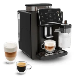 Ekspres do kawy ciśnieniowy KRUPS SENSATION MILK EA9129 (ciemny brąz/czarny)