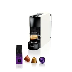 Ekspres do kawy kapsułkowy Krups NESPRESSO XN1101 ESSENZA MINI biały