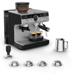 Ekspres do kawy kolbowy z młynkiem KRUPS PRECISION XP801T