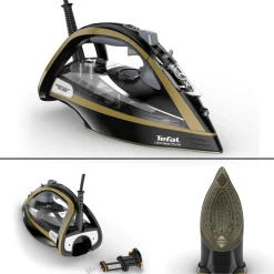 Żelazko parowe, Tefal Ultimate Pure, mocne, automatyczne wyłączanie, ochrona ubrań