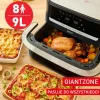 Frytkownica beztłuszczowa Dual Easy Fry Flex EY9228E, pojemność 9 l, Air Fryer