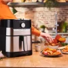 Frytkownica beztłuszczowa, Tefal Easy Fry&Grill EY501D, pojemność 4,6 l, funkcja grilla, Air Fryer