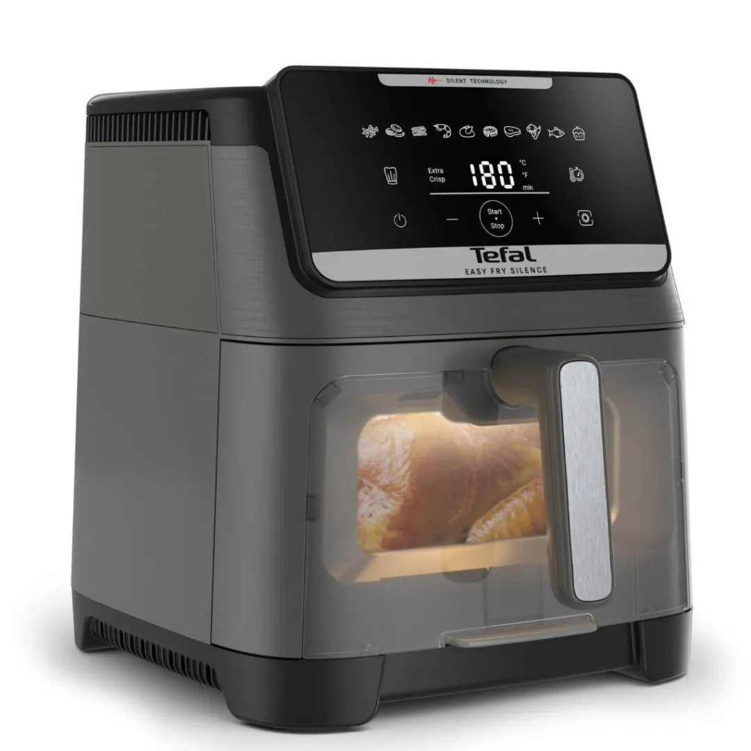 Frytkownica beztłuszczowa, TEFAL Easy Fry Silence EY846H, cicha, pojemność 7 l, Air Fryer