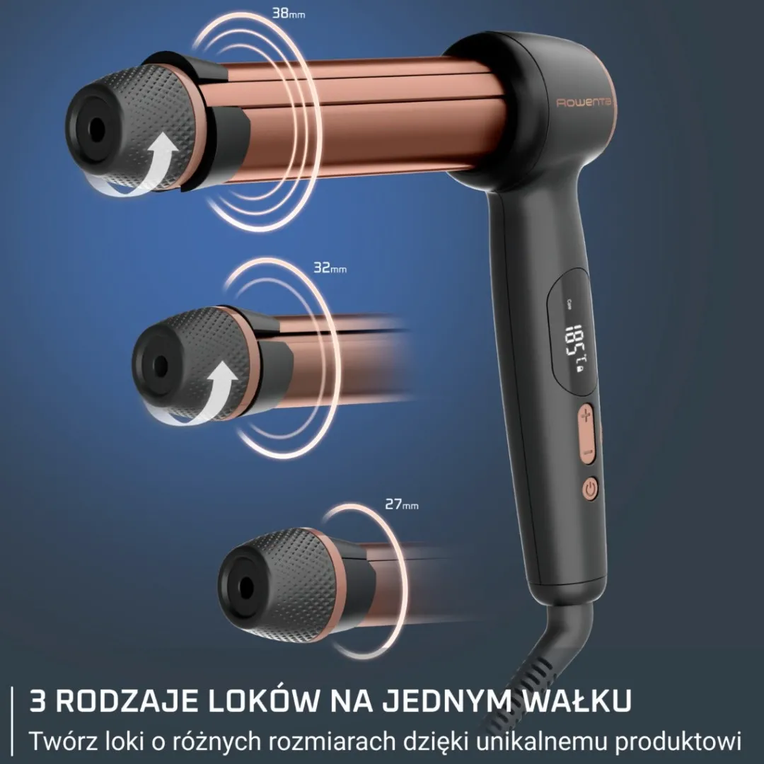 Lokówka do włosów, Rowenta Twist Curl CF4620