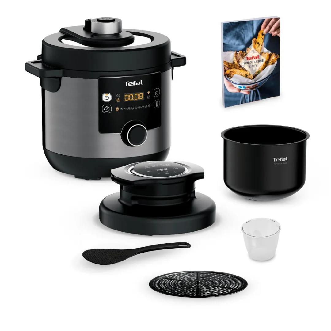 Multicooker z pokrywą do zapiekania TEFAL TURBO CUISINE&FRY CY7788