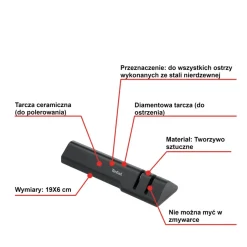 Ostrzałka do noży kuchennych TEFAL ESSENTIAL