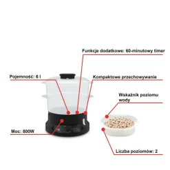 Parowar TEFAL MINICOMPACT VC1398