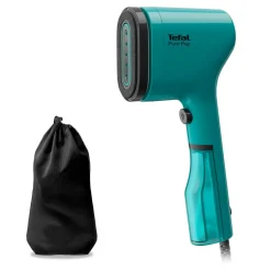 Parownica do ubrań, Tefal Pure Pop, kompaktowa, 1300 W, turkusowa