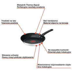 Patelnia grillowa TEFAL DUETTO+ 26cm