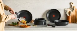 2 Patelnie ceramiczne Tefal Ingenio Excellence Ceramic 24/28cm