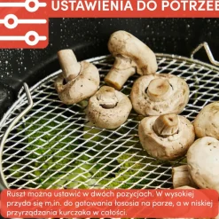 Ruszt 2w1 separator do Multicookera Cook4Me rozdzielacz dwa poziomy stal