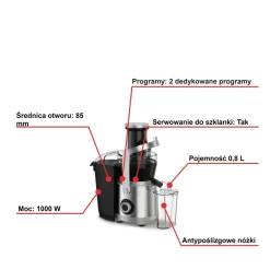 Sokowirówka TEFAL NUTRI XXL ZE660D10
