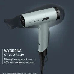 Suszarka do włosów Rowenta Tiny, jonizacja, dyfuzor, mała