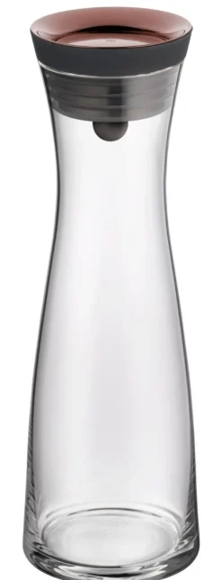 Szklana karafka WMF Basic 1l z miedzianym korkiem