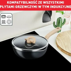 Tefal głęboka patelnia 22 cm One Pick