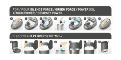 Worki do odkurzacza eliminujące zapach TEFAL Hygiene+ ZR200740 4 sztuki