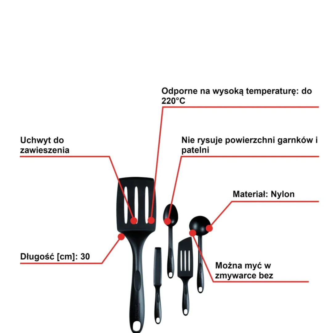 Zestaw akcesoriów kuchennych TEFAL INGENIO 13 elementów