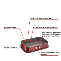 Zestaw form do pieczenia TEFAL Delibake 5 elementów