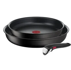 Zestaw garnków i patelni 22,26cm Tefal Ingenio Unlimited - 7 elementów + szklane i hermetyczne pokrywki