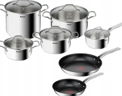 Zestaw garnków i patelni TEFAL Intuition 12 el.