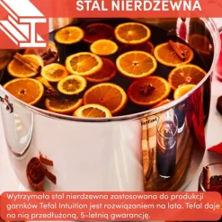 Zestaw garnków i patelni TEFAL Intuition 12 el.