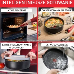 Zestaw garnków i patelni TEFAL INGENIO SO'LIGHT - 12 elementów