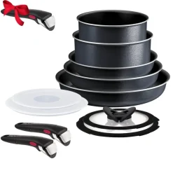 Zestaw garnków i patelni Tefal Ingenio So'Light 11elementów + Uniwersalna rączka Ingenio