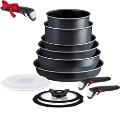 Zestaw garnków i patelni Tefal Ingenio So'Light 12 elementów + Uniwersalna rączka Ingenio
