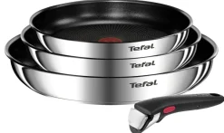 Zestaw garnków i patelni Tefal Ingenio Emotion + szklane i hermetyczne pokrywki