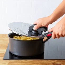 Zestaw garnków i patelni Tefal Ingenio Emotion 22 elementy + rączka + pokrywki do odcedzania + zestaw szklanych i hermetycznych pokrywek