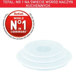 Zestaw garnków i patelni Tefal Ingenio Ultimate + szklane i hermetyczne pokrywki