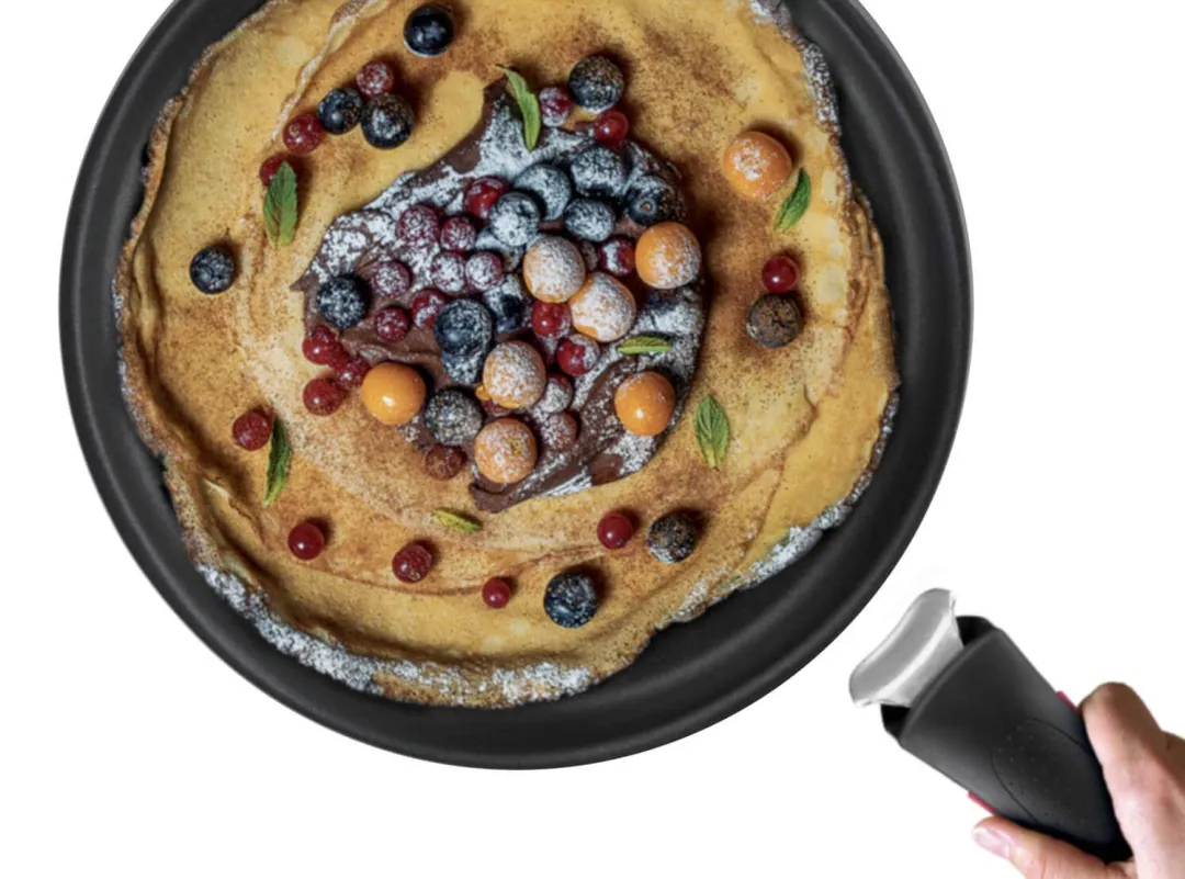 Zestaw garnków i patelni z patelnią naleśnikową Tefal Ingenio Unlimited + szklane i hermetyczne pokrywki