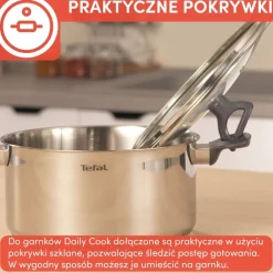 Zestaw garnków, TEFAL Daily Cook, 11-elementów
