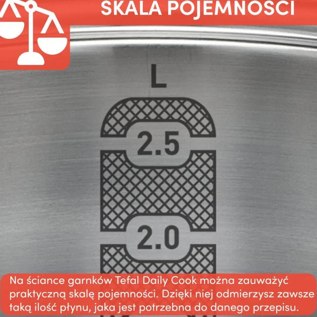 Zestaw garnków, TEFAL Daily Cook, 11-elementów