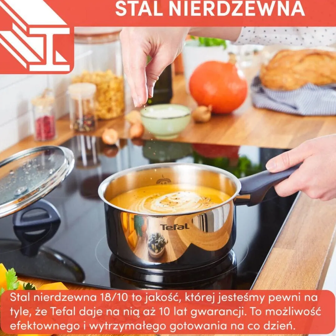 Zestaw garnków, TEFAL Daily Cook, 11-elementów