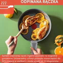 Zestaw garnków Tefal Ingenio Renew 16/18/20cm + hermetyczne pokrywki