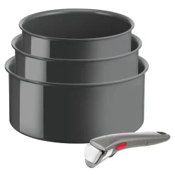 Zestaw garnków Tefal Ingenio Renew 16/18/20cm + hermetyczne pokrywki