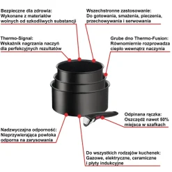 Zestaw garnków TEFAL INGENIO ULTIMATE - 4 elementy