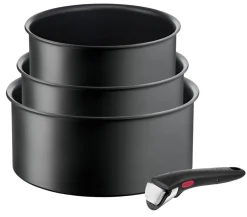 Zestaw garnków Tefal Ingenio Ultimate + hermetyczne pokrywki