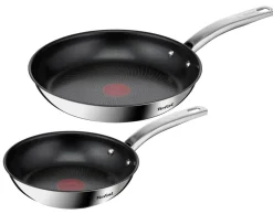 Zestaw garnków z pokrywkami i patelnie TEFAL Opti'Space Intuition - 8 elementów