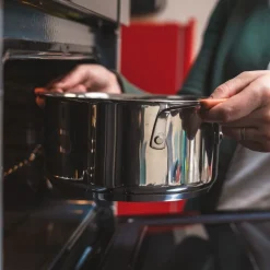 Zestaw garnków z pokrywkami i patelnie TEFAL Opti'Space Intuition - 8 elementów