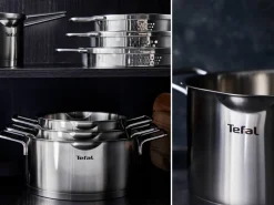 Zestaw garnków z pokrywkami i patelni TEFAL Nordica - 13 elementów