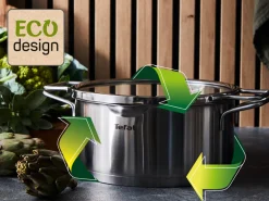 Zestaw garnków z pokrywkami i patelni TEFAL Nordica - 13 elementów
