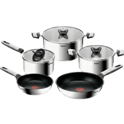 Zestaw garnków z pokrywkami i patelni TEFAL Emotion+ 8 elementów