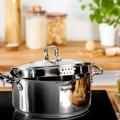 Zestaw garnków z pokrywkami i patelnia TEFAL DUETTO+ - 10 elementów