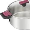 Zestaw garnków z pokrywkami TEFAL COOK&CLIP - 10 elementów